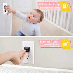 Babepai outlet covers fully cover unused sockets for safety.