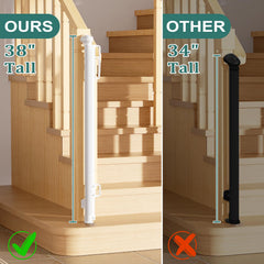 Babepai gate provides safety for patio and deck areas.