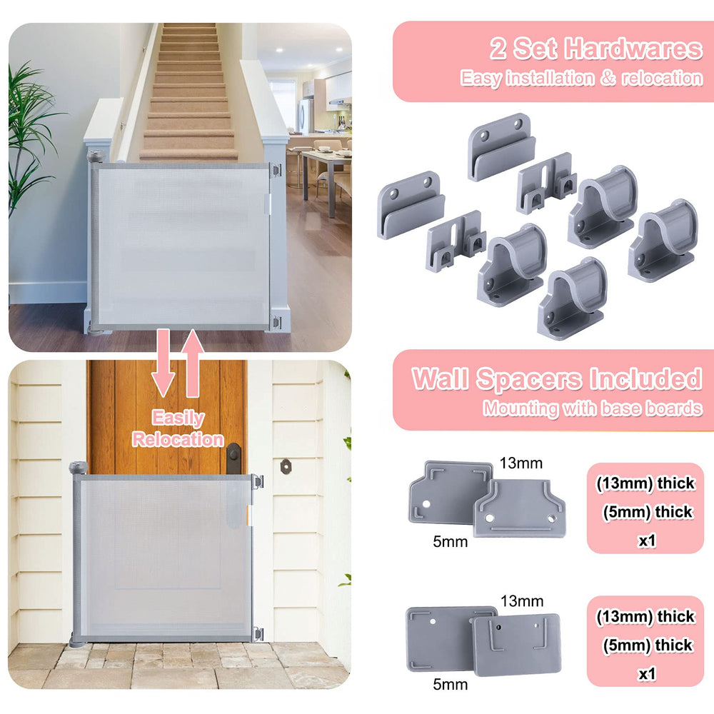 Babepai gate with secure locking mechanism in use.