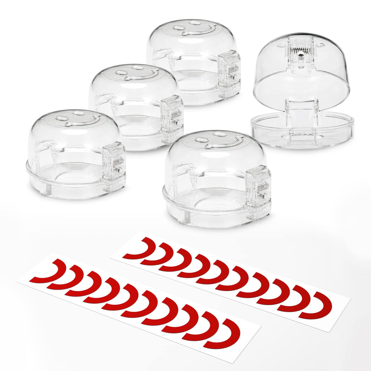 Babepai stove knob covers five-pack packaging for easy storage