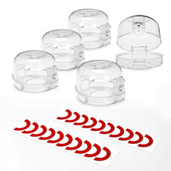 Babepai stove knob covers five-pack packaging for easy storage