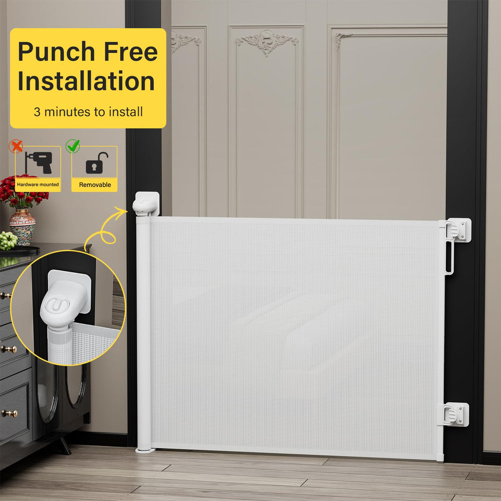Babepai wall-friendly installation on smooth surfaces