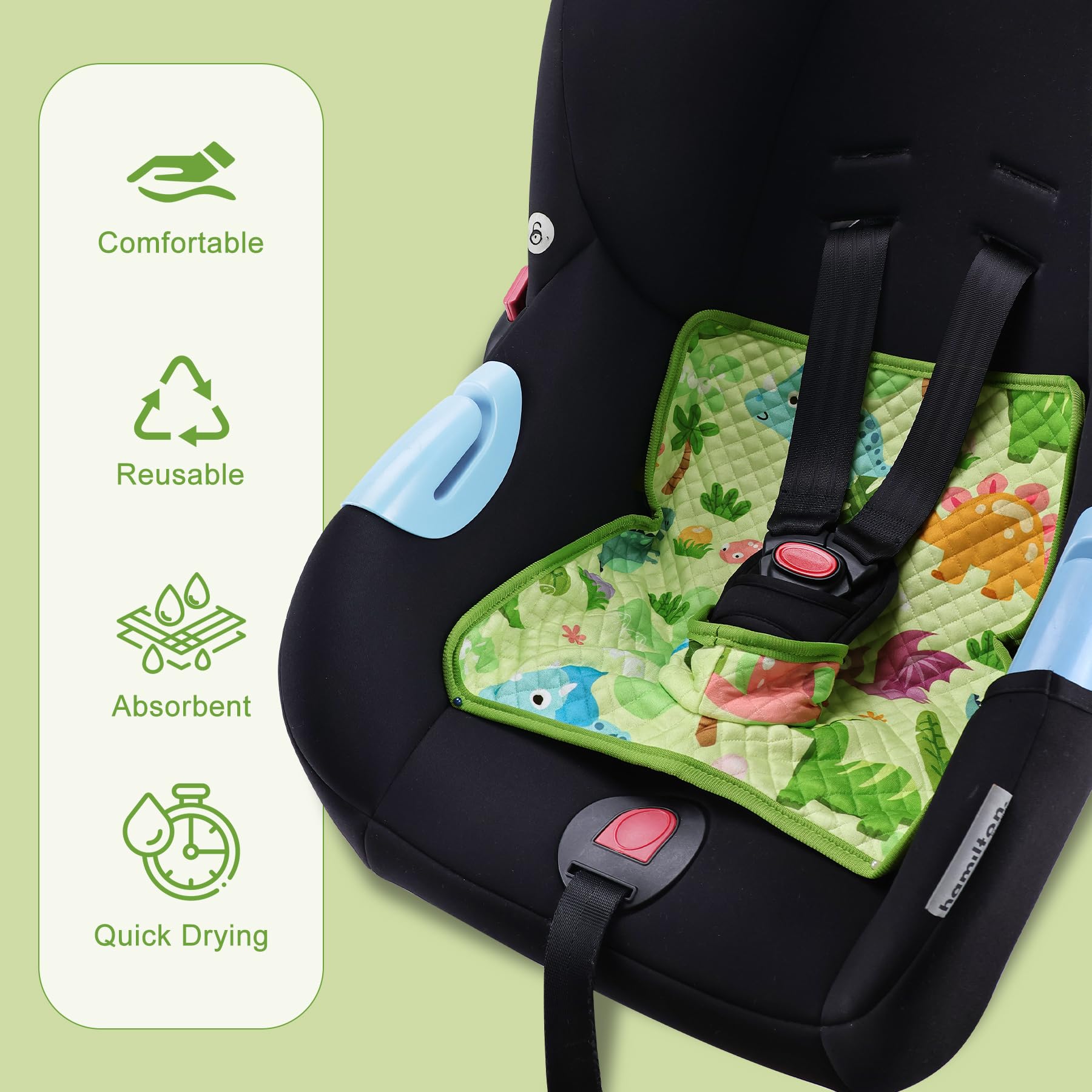 Babepets easy-care washable liner cleans up quickly after accidents.