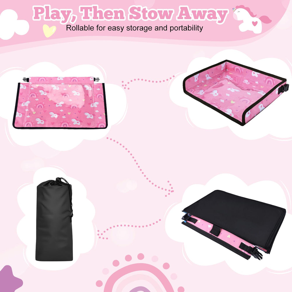 Babepets non-slip backing keeps the tray stable during meals