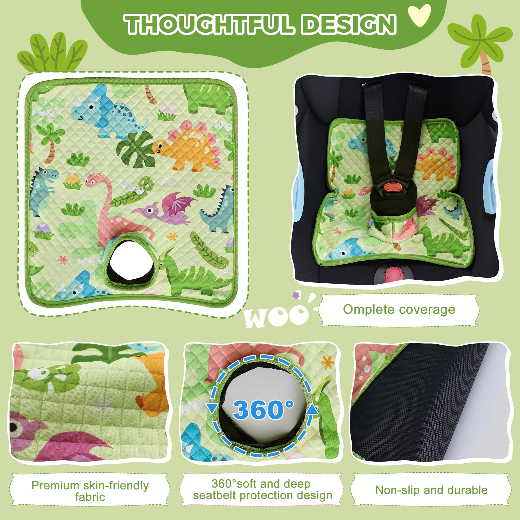 Babepets stroller protector waterproof liner keeps pushchairs dry on outings.