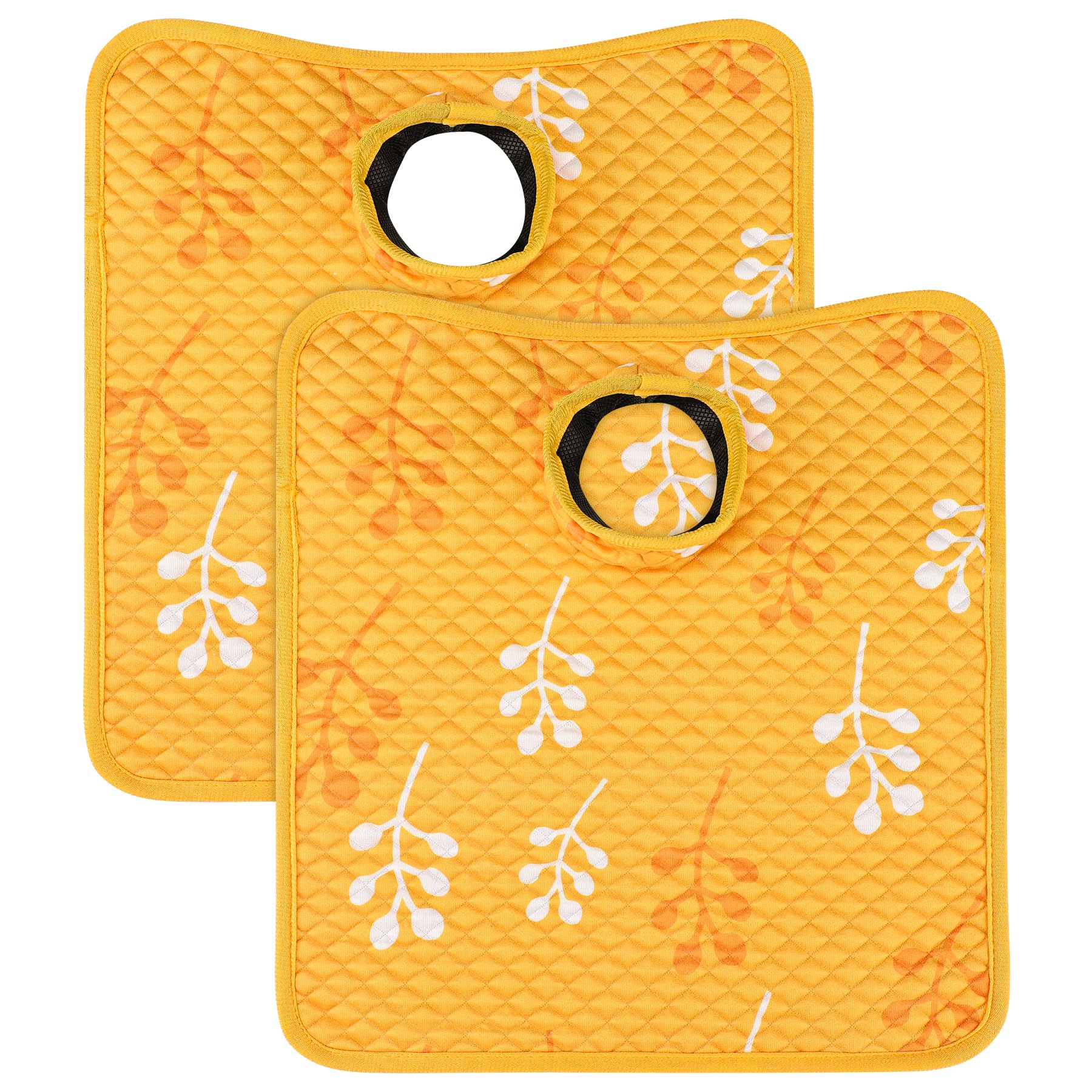 Babepets yellow car seat protector adds visibility and reliable protection.