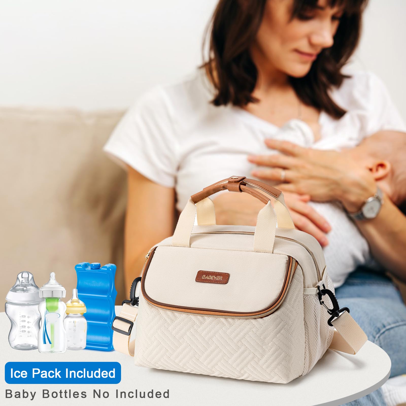BABEYER adjustable shoulder strap for comfortable cross-body carry