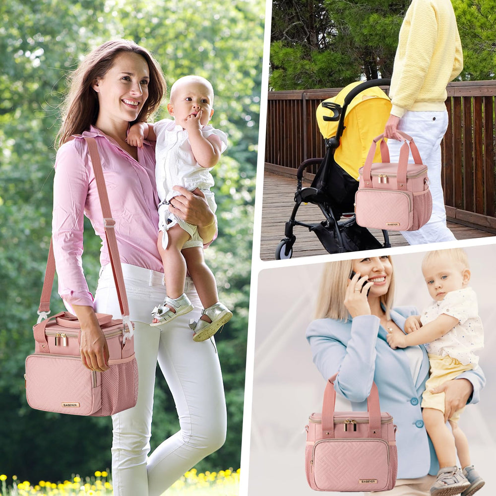 BABEYER stroller-buckle handle and adjustable strap for on-the-go moms