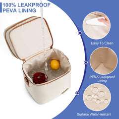 BABEYER ice pack included keeps milk cool during day trips
