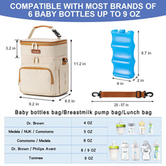 BABEYER leakproof interior prevents spills in busy days.