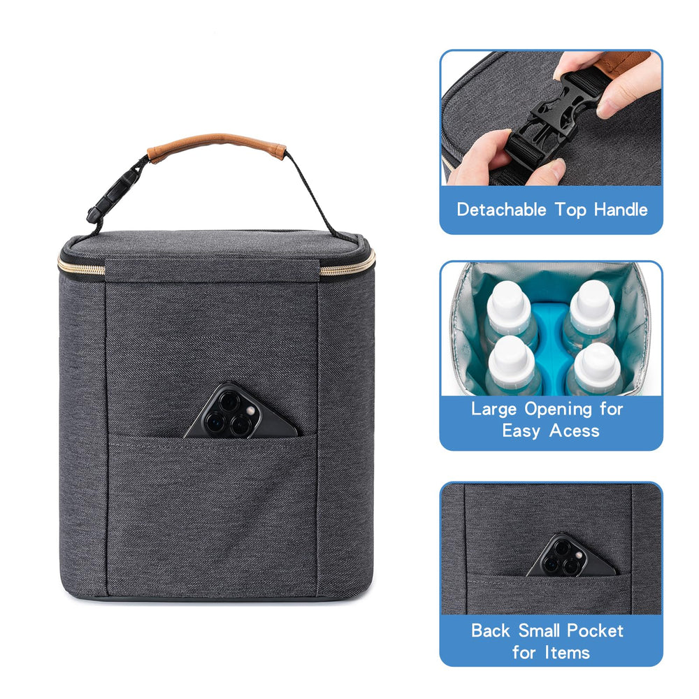 BABEYER side pocket keeps keys and phone within reach