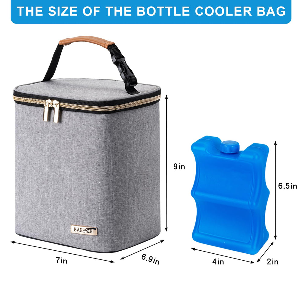 BABEYER waterproof wipeable lining makes cleanup simple after feeding.