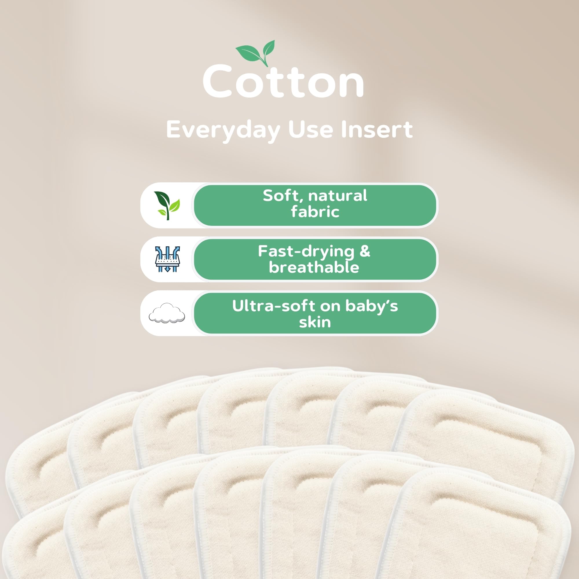 Suitable for babies 8-40 lbs for growing convenience.