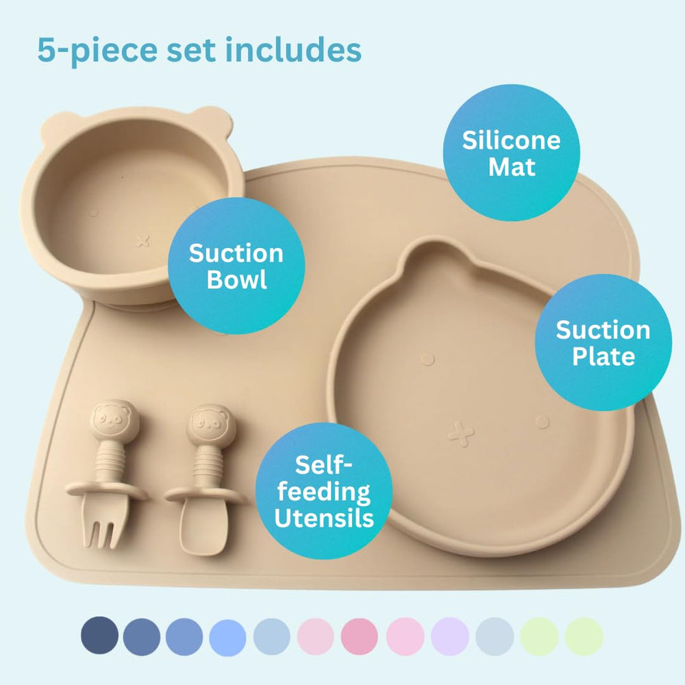 Babies & Cuties easy-grip utensils aiding early self-feeding