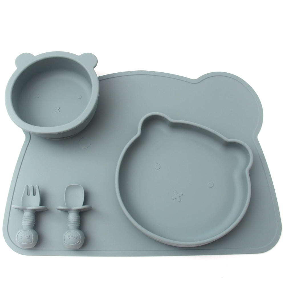 Babies & Cuties feeding set suction bowl securing on tray for spill-free mealtime
