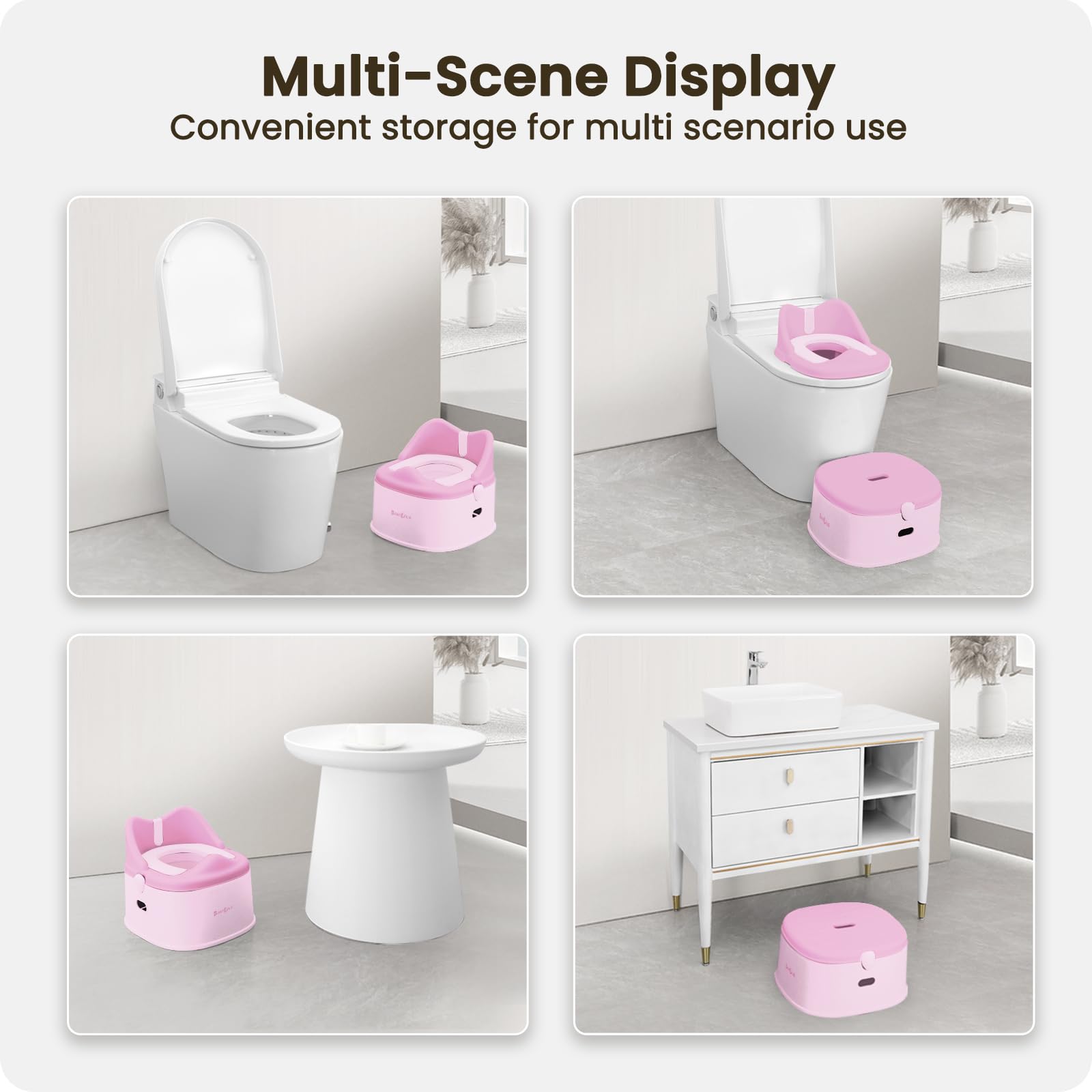 Babilous removable bowl potty designed for easy cleaning after use.