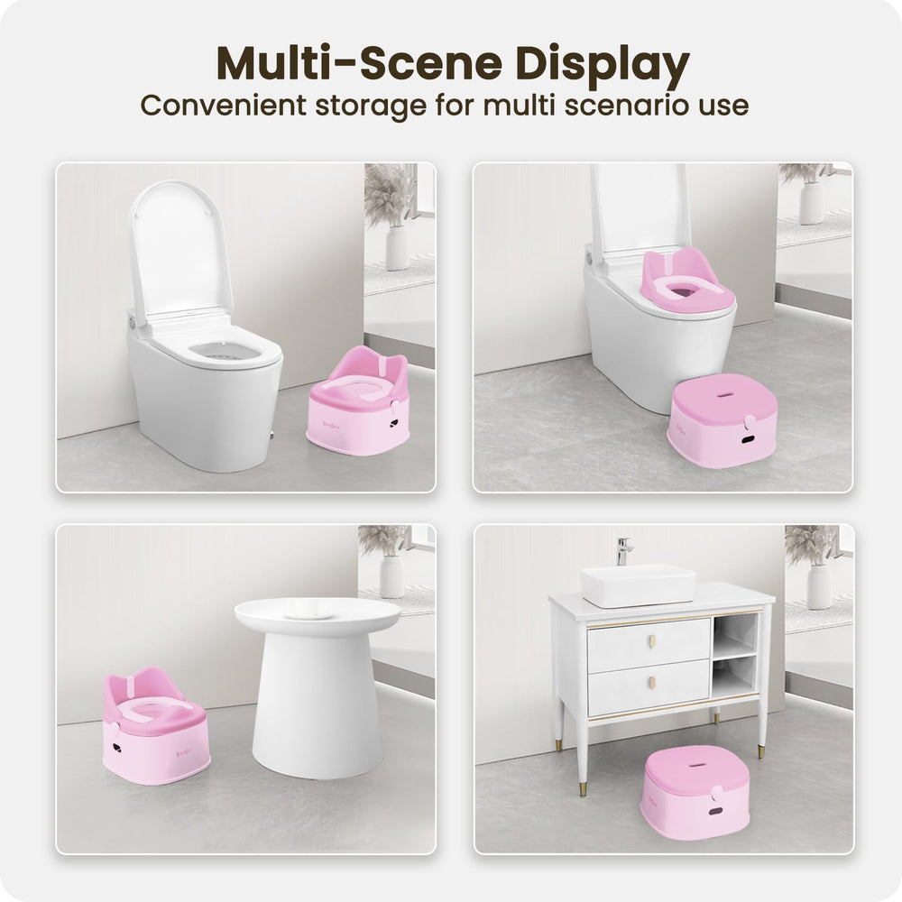 Babilous removable bowl potty designed for easy cleaning after use.