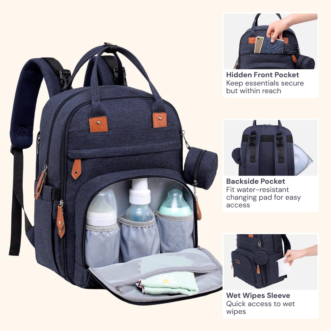 BabbleRoo stroller clips allow hands-free travel by attaching to a stroller