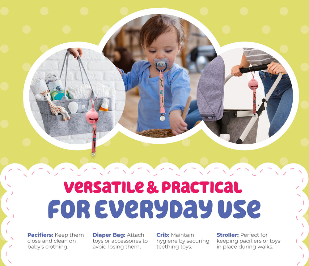 BABY AMY textured silicone teether surface supports sensory exploration
