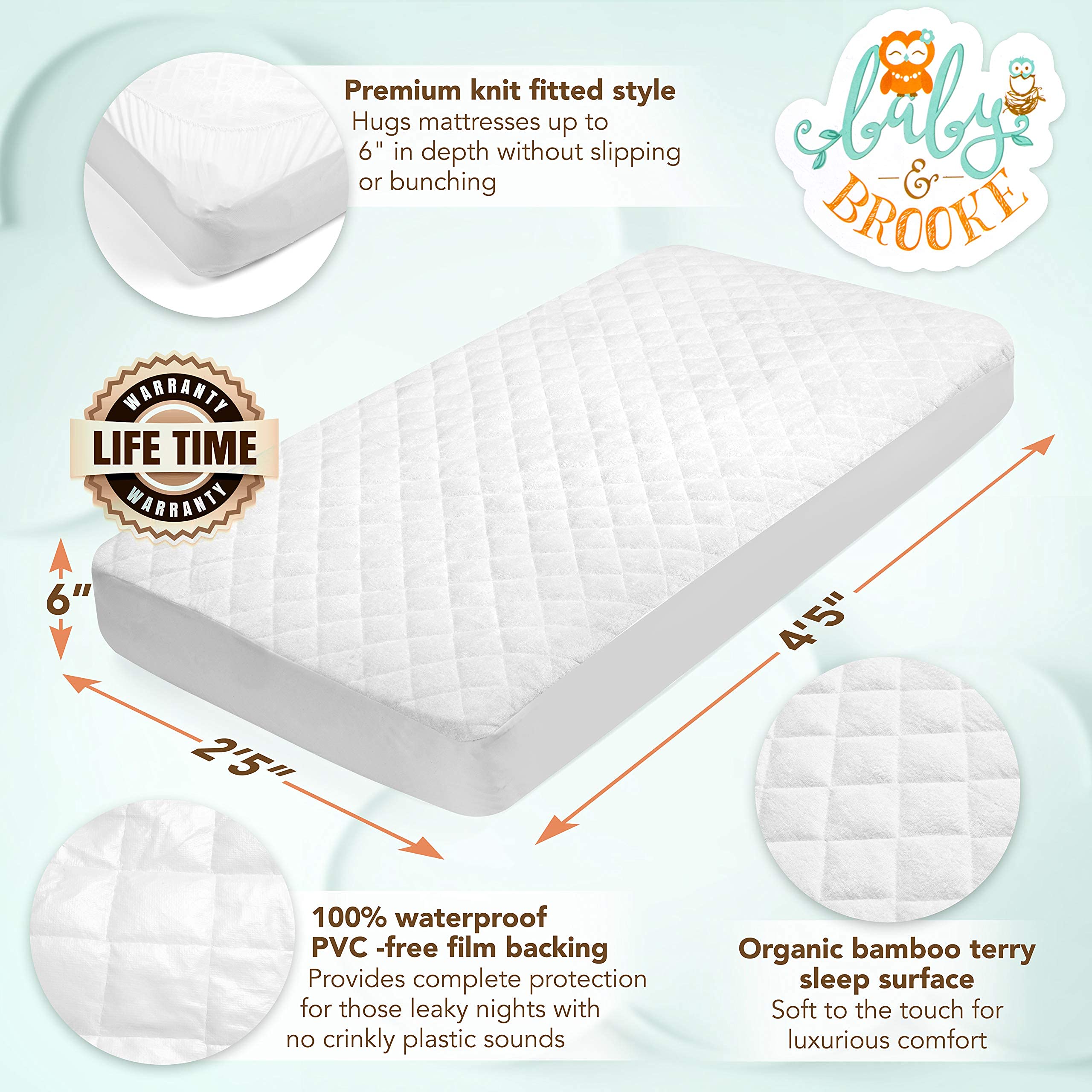 Baby and Brooke breathable bamboo top promotes air circulation for comfort.