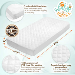 Baby and Brooke breathable bamboo top promotes air circulation for comfort.