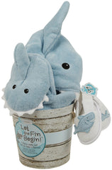 Baby Aspen driftwood bucket packaging enhances gift presentation