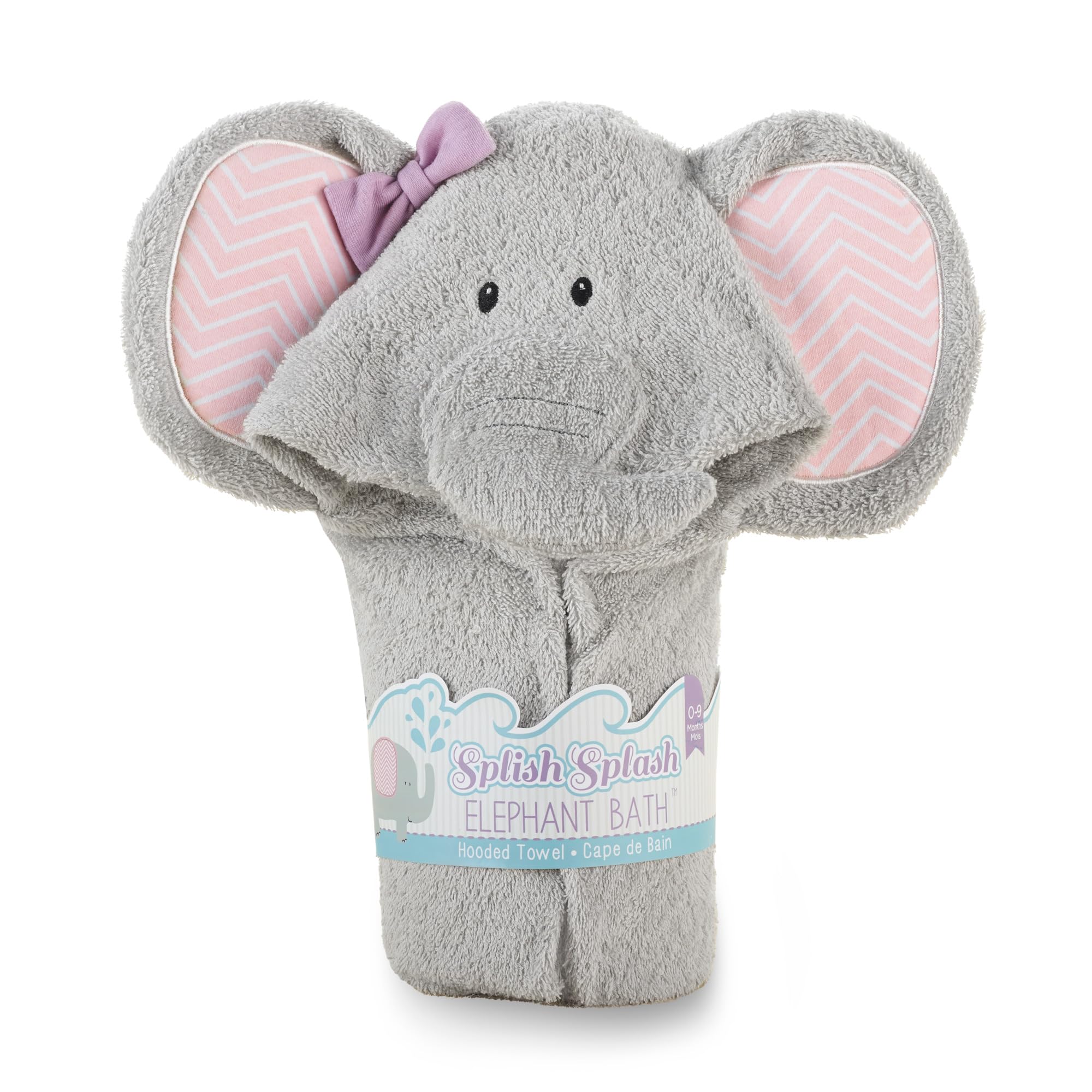 Machine washable Baby Aspen towel for easy care after baths.