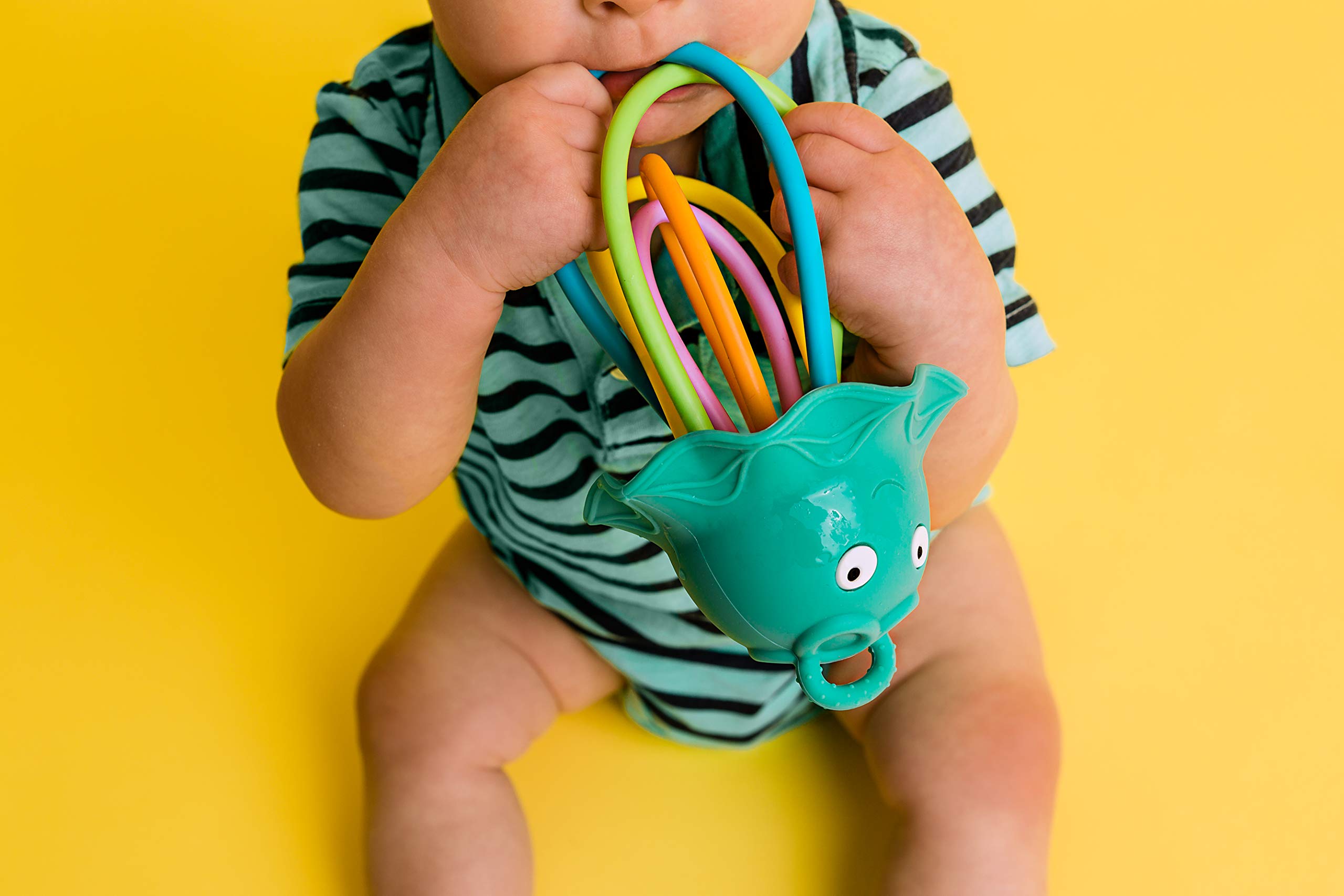 Baby Banana Lil' Squish Jellyfish silicone body for safe chewing
