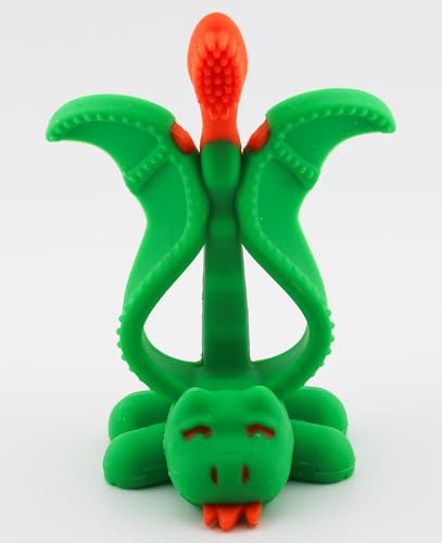 Baby Banana Mystical Dragon brush wings provide easy grip for tiny hands.