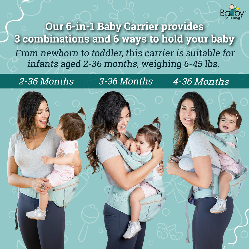 Baby Bells Ring reinforced-zippers ensure durable daily use.