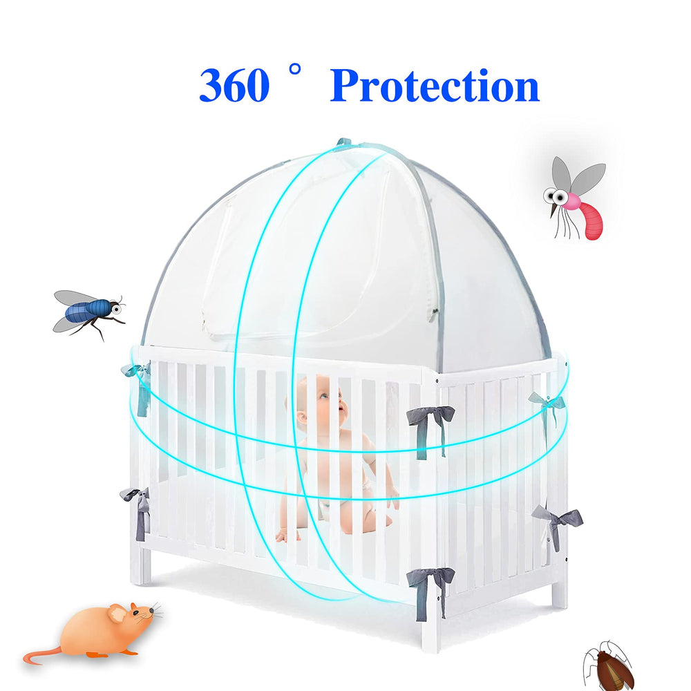 Baby & Beyond breathable mesh for comfortable airflow while baby rests.