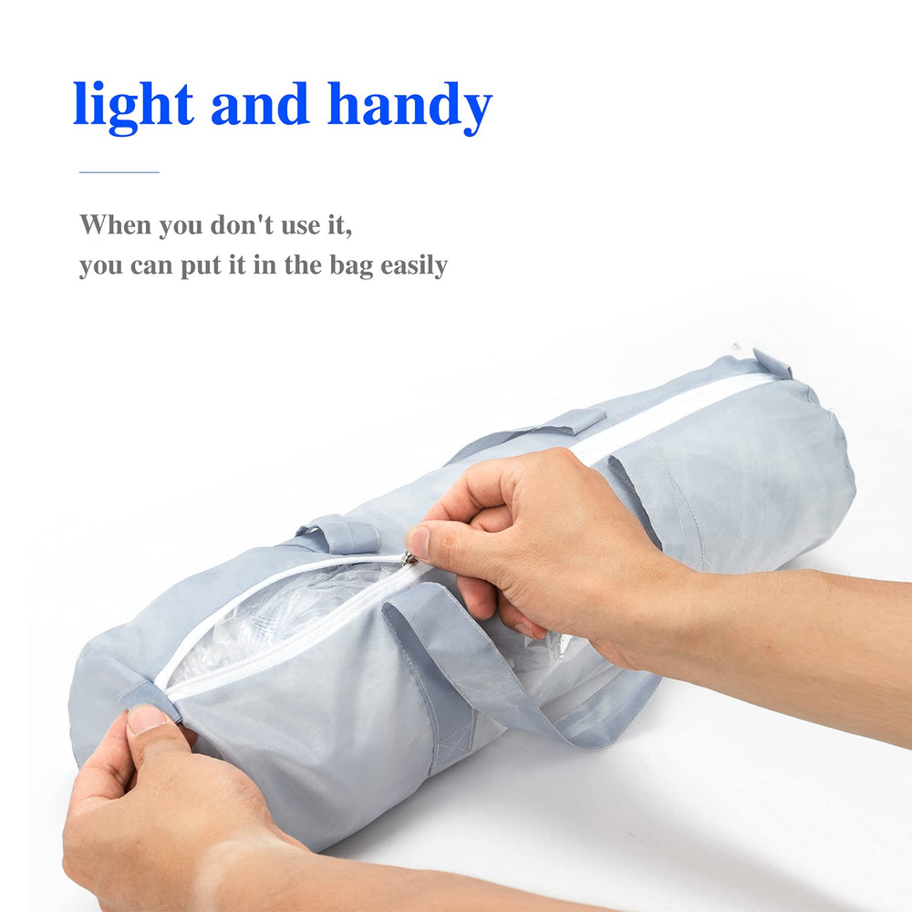 Baby & Beyond compact storage case for easy folding and transport.