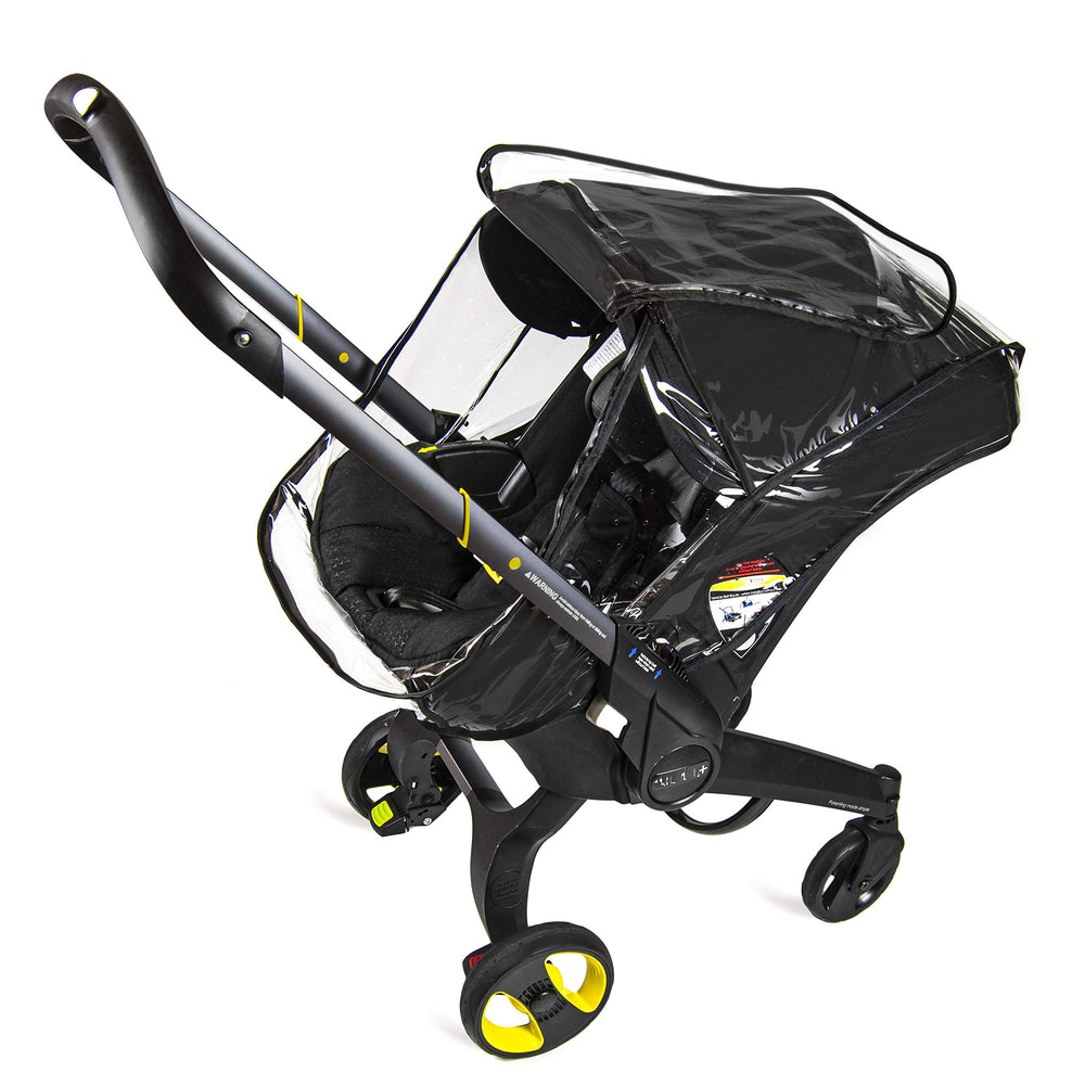Baby-safe materials used in the rain cover.