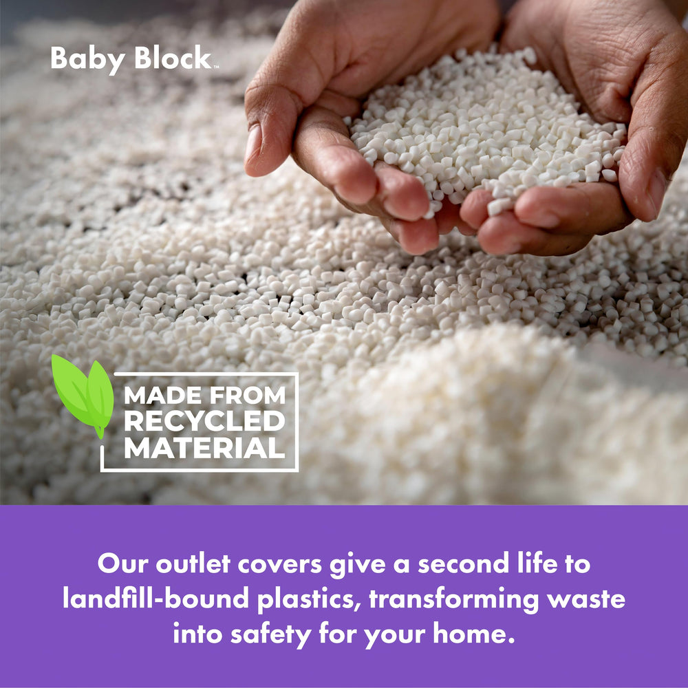 Baby Block oversized outlet cover box ABS material offers durability and reliable protection.