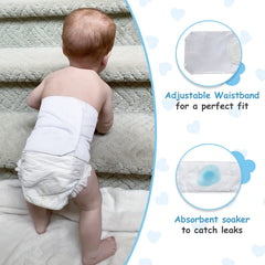 Ostomy wrap for 18–21 inch waists adapts as children grow.