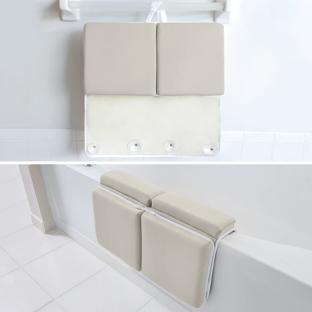 BABY BOOTH elbow rest featuring cushion support for bath time