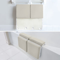 BABY BOOTH elbow rest featuring cushion support for bath time