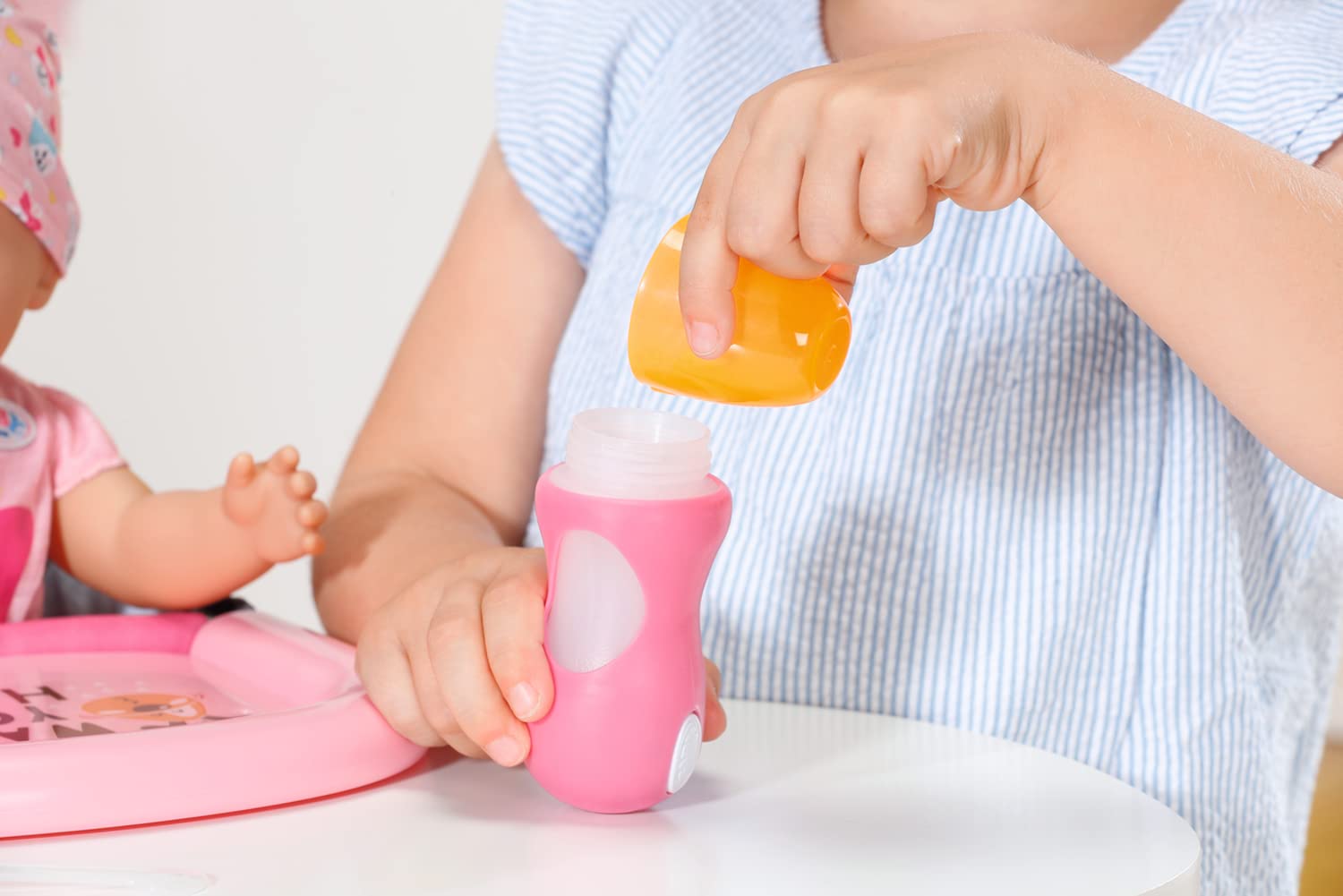 Baby Born Interact hands in action show interactive posing