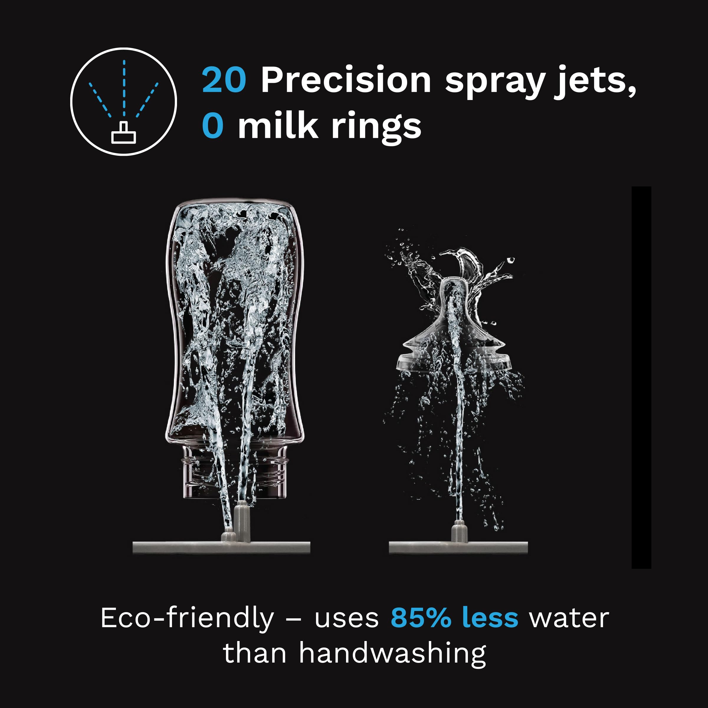 Baby Brezza Bottle Washer Pro 19-minute wash delivers quick refresh for busy mornings