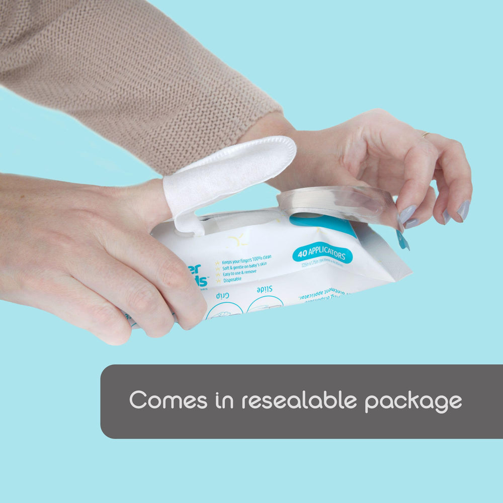 Newborn gift-ready Finger Shields set is ideal for baby showers.