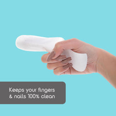 Finger Shields Tail design helps place and remove the shield easily.