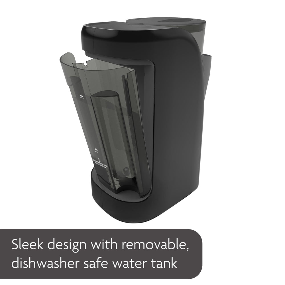 Baby Brezza Formula Pro Advanced universal compatibility with brands and bottle sizes.