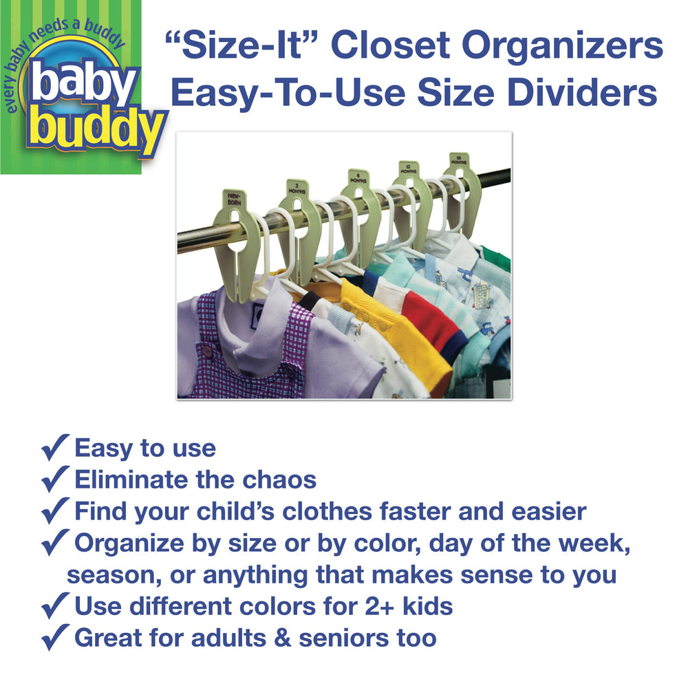 Durable Baby Buddy Size-It plastic is lead- and BPA-free