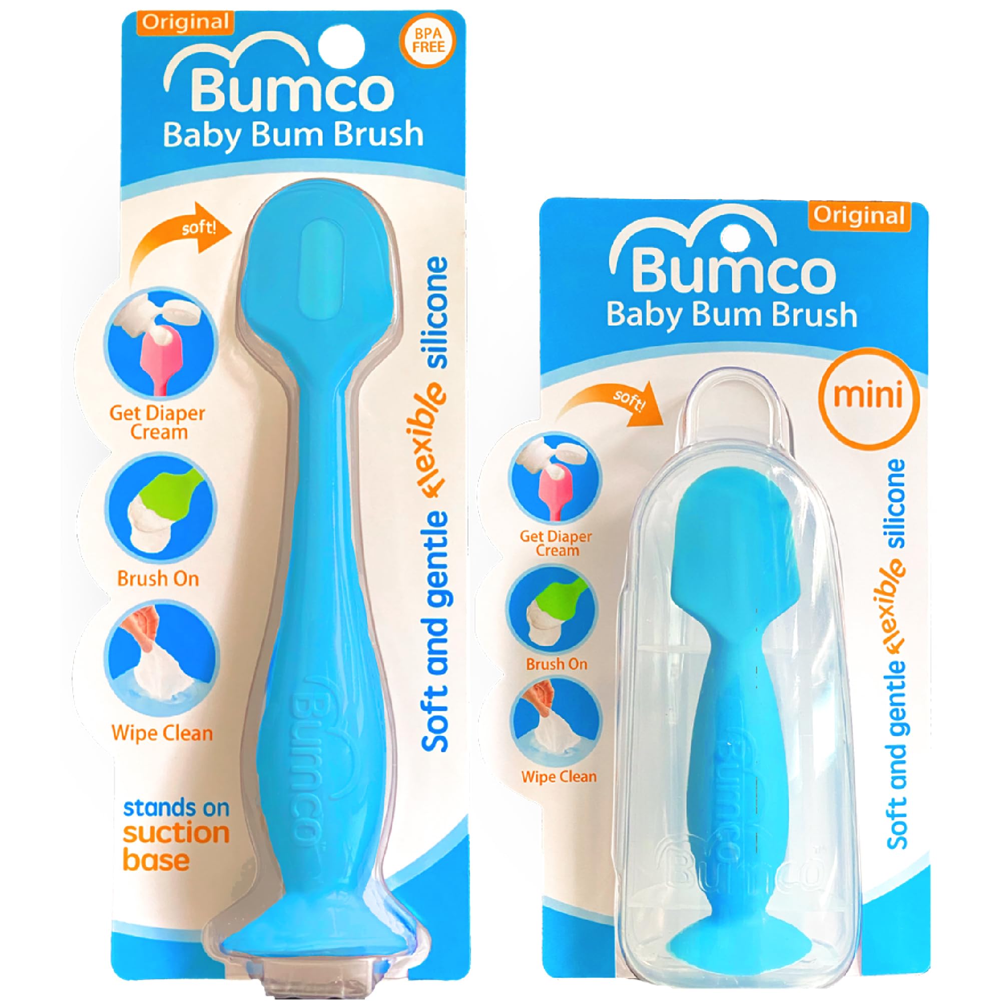 Baby Bum Brush butt paste spatula for smooth diaper cream application.