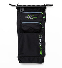 Baby Caddie keeps clubs secure with Velcro straps on rear-facing strollers.