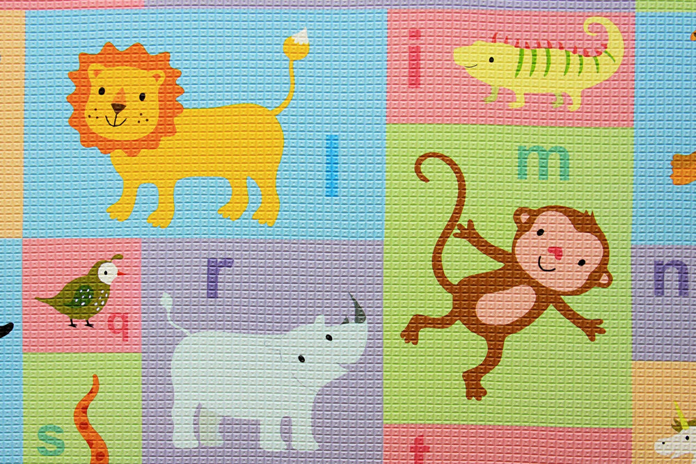 Baby Care Play Mat Living Room Setup shows versatile placement for family time.