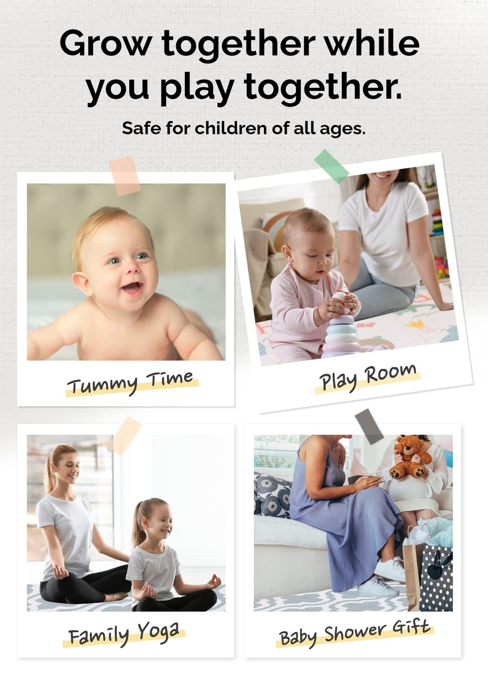 Baby Care Play Mat Rollable design for easy storage