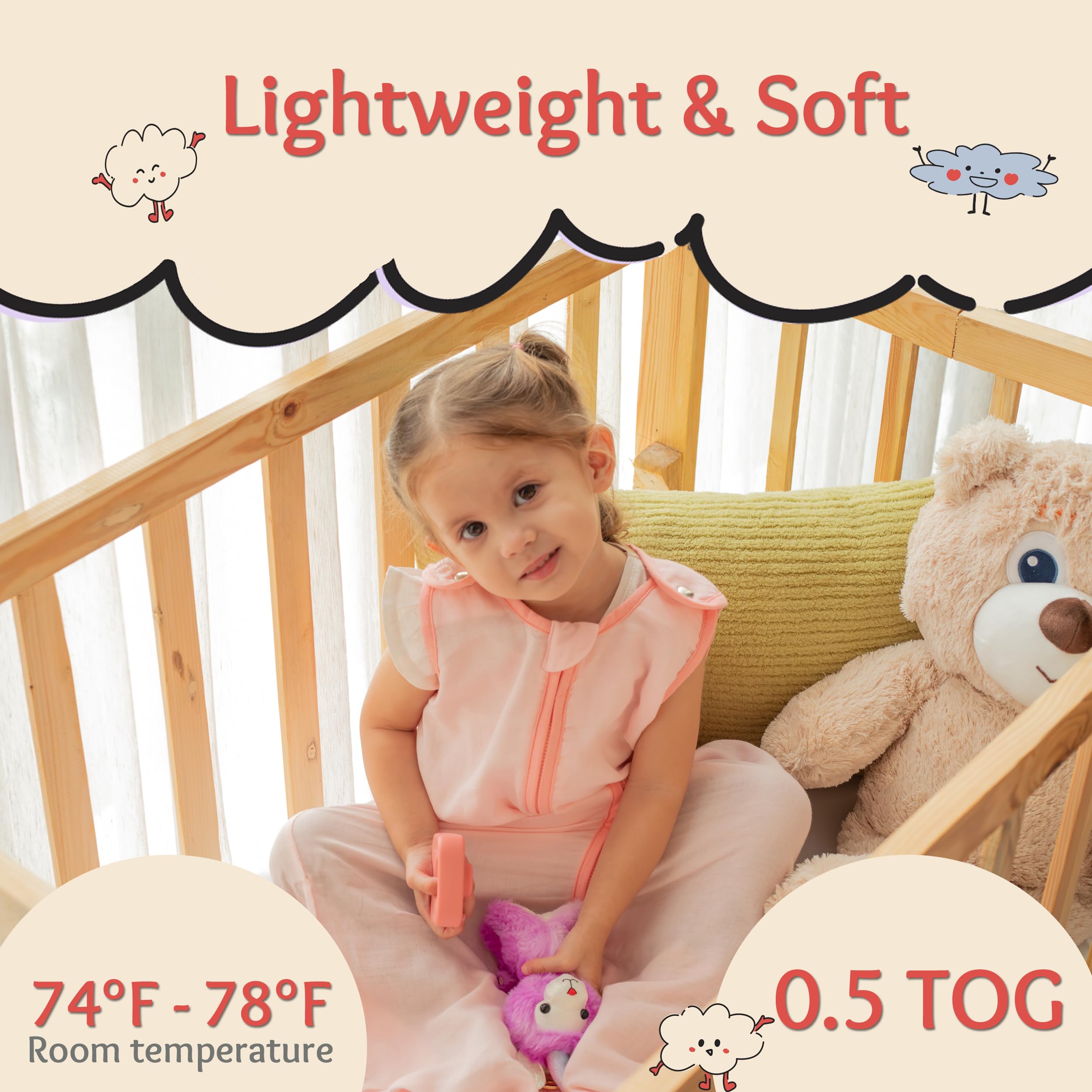 baby deedee Sleep Nest Air reverse zipper detail for quiet access