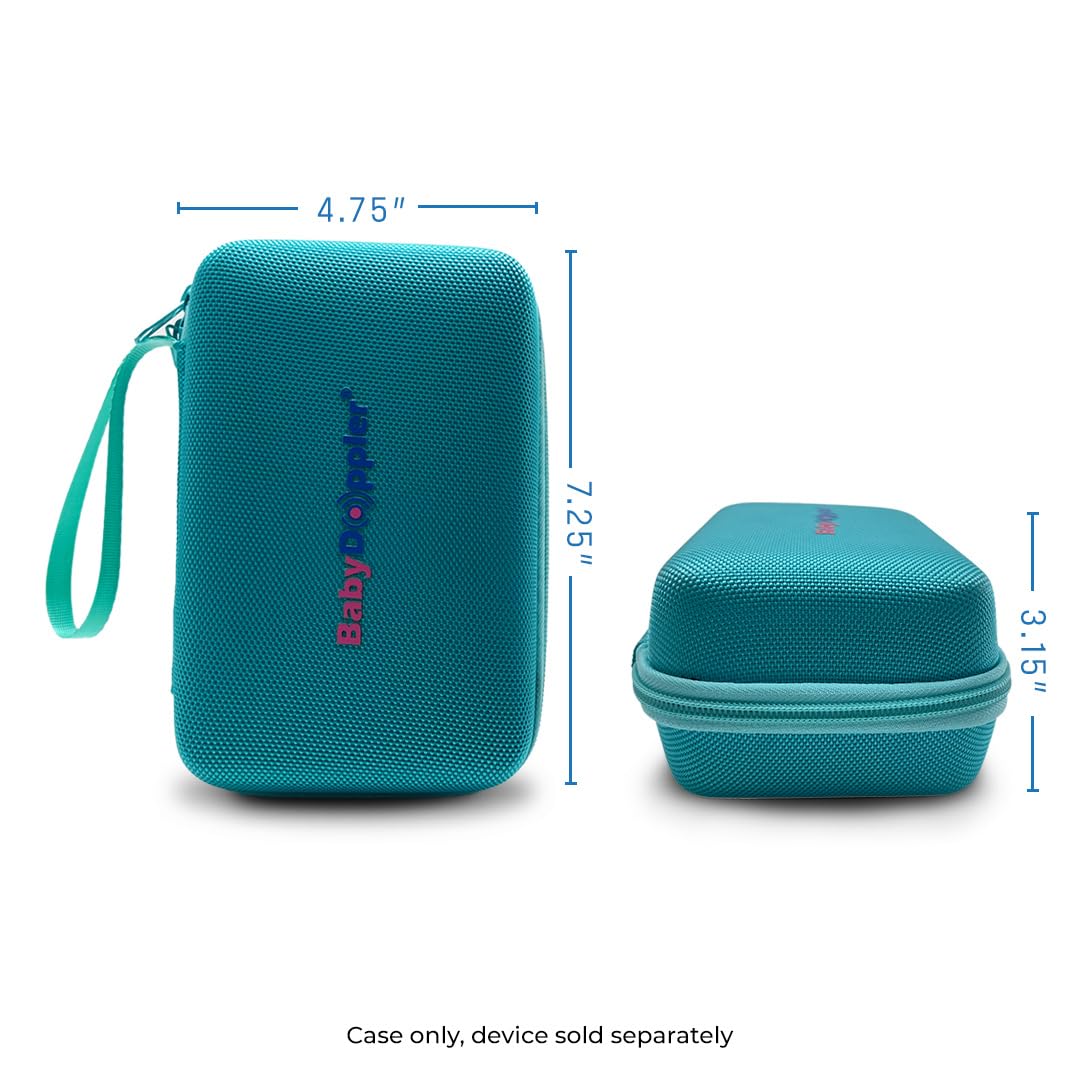 Compact design of the Baby Doppler travel case for easy packing.