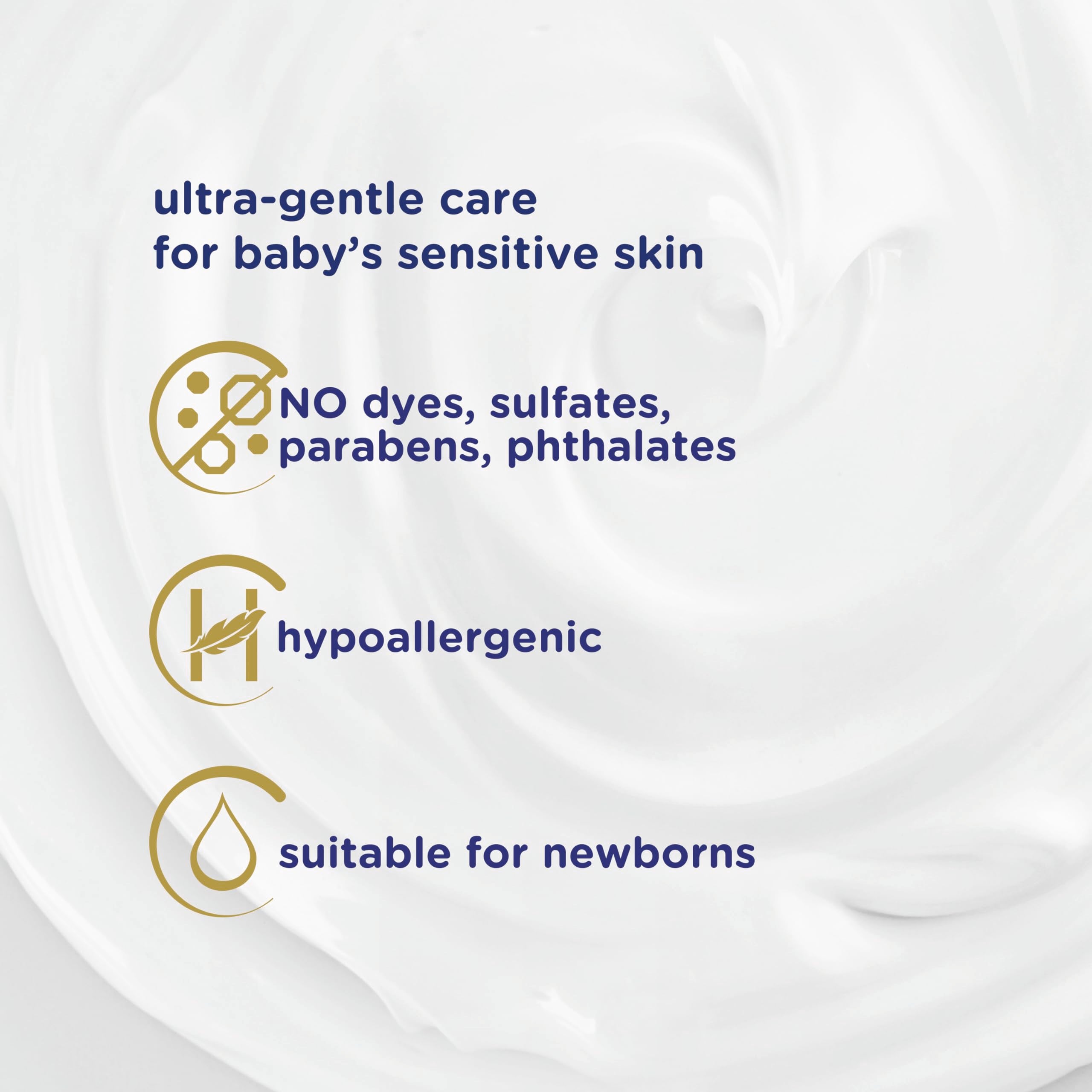 Newborn-friendly packaging supports easy, gentle daily use with Baby Dove.